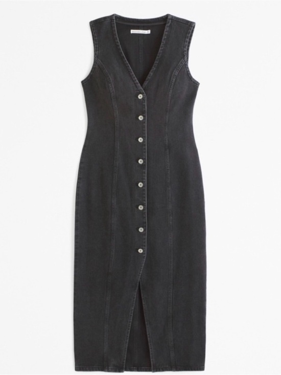 Abercrombie & Fitch Dresses & Skirts - The A&F Mara High-Neck Vest Midi Dress
